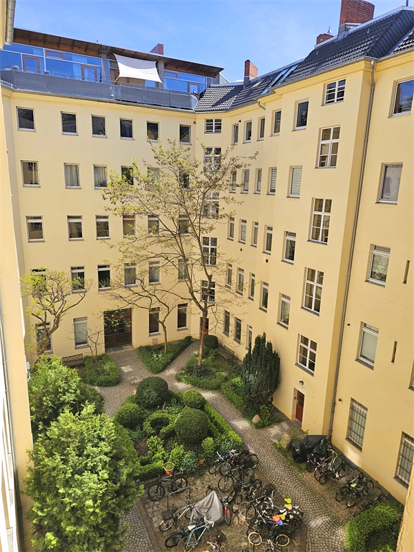 Blick in Innenhof