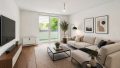 Wohnzimmer möbliert